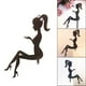 thumbnail image 1 of Adorno de torta Acrílico Moda Tacones Altos Chica Dama Cake Topper Party Decor DIY Negro Macarena, 1 of 7