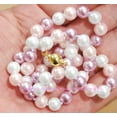 thumbnail image 2 of K-KED Fashion 8mm Multi-Color Shell Pearl Round beads Delicate Jewelry Necklaces 18-50''-18 in, 2 of 6