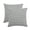 Gray-Striped, variant on XWZO 18x18 inch Chenille Pillow Covers 2 Pieces Set, Square Fluffy Boho Striped Decorative Cushion Covers for Couch/Sofa/Bed, Beige-Striped (NO PILLOW INSERT)