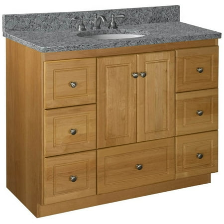 Strer Woodenworks Simplicity 42 Single Bathroom Vanity Base This On Opens A Dialog That Displays Additional Images For Product With The Option To Zoom In Or Out