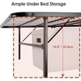 thumbnail image 2 of Single Folding Bed Frames, 14-inch Foldable Metal Platform Sturdy Steel Twin Size Bed Frame, Tool-Free Assembly, No Box Spring Needed - Noise Free, 2 of 5