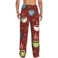 thumbnail image 3 of Daiia Coffee Cups Men's Sleep Pant with Pockets and Drawstring,Pajama Pants-Large, 3 of 9