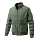 thumbnail image 1 of Mens Jacket Cargo Casual Work Coats Long Sleeve Pocket Coat Zip-Up Loose Top, 1 of 8