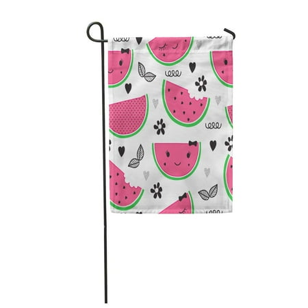 Kdagr Red Color Melon Watermelon Cartoon Cute Dessert Diet Garden