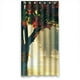 XDDJA Rideau de Douche en Tissu Polyester Imperméable à l'Eau Rouge Érable Herbe Taille 36x72 Pouces – image 1 sur 1