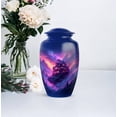 thumbnail image 5 of JAGASY Purple Clouds Urn for Human Ashes - Large Urn for Ashes Adult Male & Female - Handcrafted Urns for Mom & Dad - Cremation Urns for Mother - (10 Inch), 5 of 7