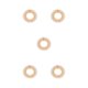 thumbnail image 1 of Peine elástico Minnieouse con diamantes de imitación circulares completos peines circulares flexibles soporte para diadema Type2 NO2, 1 of 6