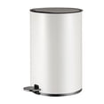 thumbnail image 1 of tssuouriy Sturdy Stainless Steel Garbage Bin Silent Opening And Closing Function Wide white, 1 of 6