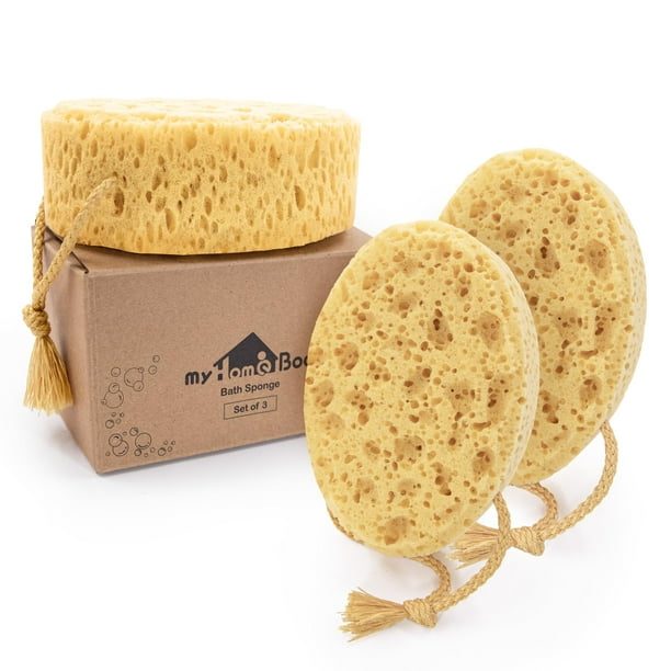 Esponja de baño MyHomeBody Foam Luofah Body, 3 unidades