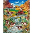 thumbnail image 2 of Bell, Bill 26x32 White Modern Wood Framed Museum Art Print Titled - How Now Brown Cow, 2 of 4