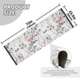 thumbnail image 5 of Yayeee Runner Rug for Bedroom 2'x6' Machine Washable Hallway Non Slip Mat, Purple Wildflowers, 5 of 8