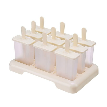 

YYNKM Kitchen Gadgets 9Pcs Popsicle Mold DIY Ice Cream Popsicles Ice Cream Ice Cream Mold Tray Home & Kitchen on Clearance Deals