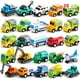 thumbnail image 1 of JOYIN Juego de 25 piezas de vehículos de juguete para coches y camiones para niños pequeños, niñas y niños, juego de coches fundidos a presión, recuerdos de fiesta para niños, relleno de calcetines, j, 1 of 5