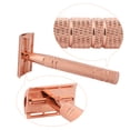thumbnail image 2 of ExtremeWin Reusable Stainless Steel Handheld Men Safety Razor Set with 10 x Refill Blades Ideal for Men Home Office Business Travel, 2 of 9