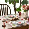 thumbnail image 2 of Sm:)e Ture Love Heart Valentine Placemats Set of 4, 12x18 Inch, 2 of 7