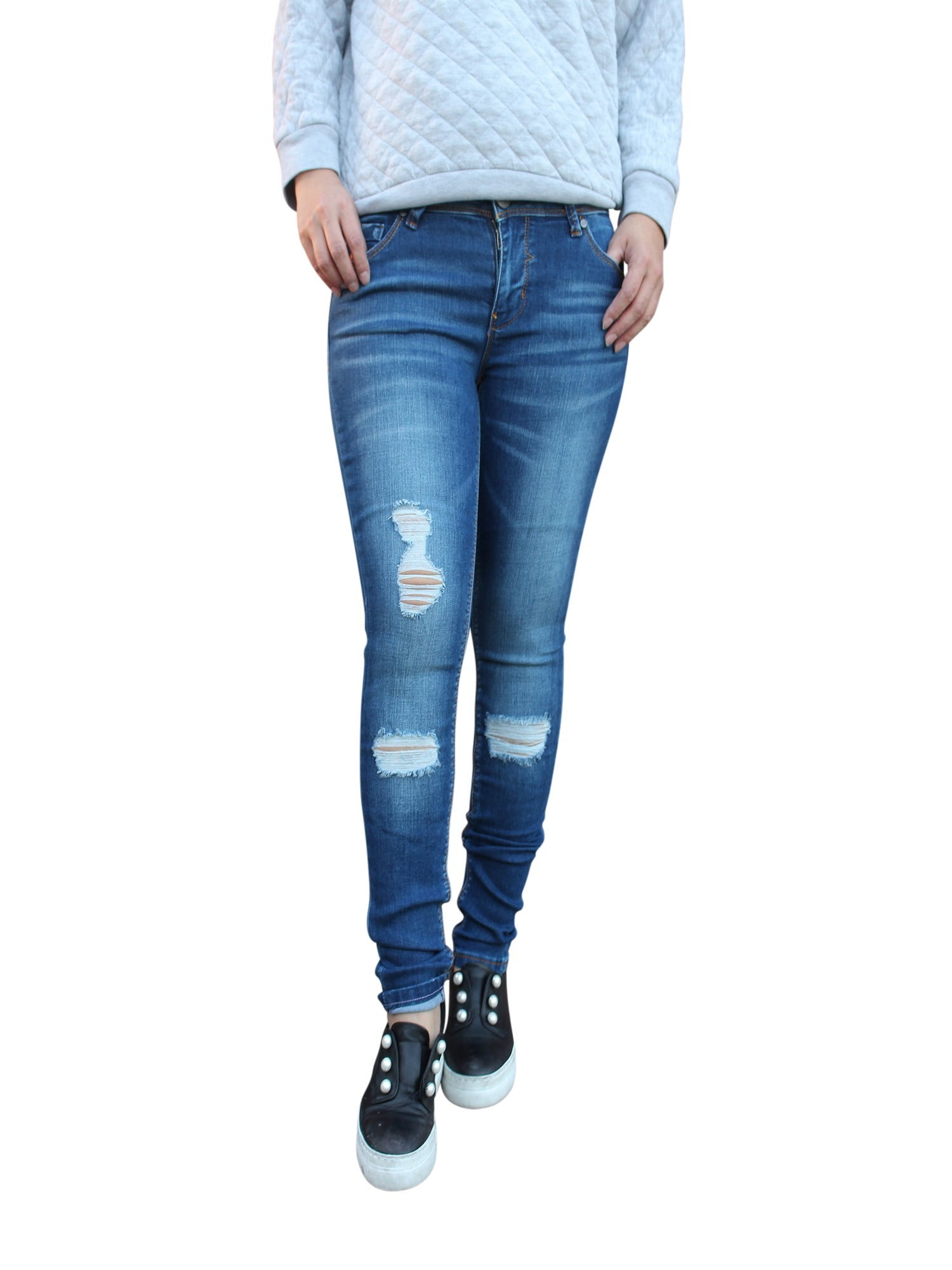 stretchy denim pants