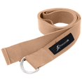 thumbnail image 1 of ProsourceFit Metal D-Ring Yoga Strap 8’ Durable Cotton for Stretching and Flexibility, 1 of 4