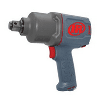 INGERSOLL RAND 3/4 Inch Air Impact Wrench, 3 Inch Ext Anvil, Quiet, 2,000 ft-lb Torque, Friction Ring-Thru-hole Retainer, Pistol Grip