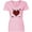 AD-Pink, variant on Inktastic Buffalo Plaid Valentines Day Heart Women's V-Neck T-Shirt