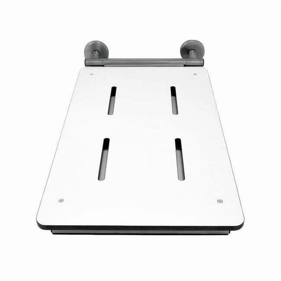 Wingits End Mount Rectangular Tub Seat, 29"L, 250 lb. Capacity, ADA WBTE290150PW
