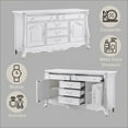 thumbnail image 3 of Dressers for Bedrooms, White Finish with Spacious Drawers & Shelf | White | Synthetic Wood, 3 of 5