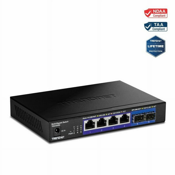 TRENDnet TEG-S562,6-Port Unmanaged Multi-Gig Switch