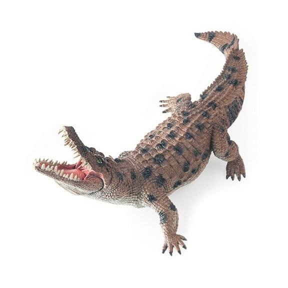 Realistic Alligators Model Figurine Toy With Movable Jaw For Educational Play And Home Display Life Like Detailing