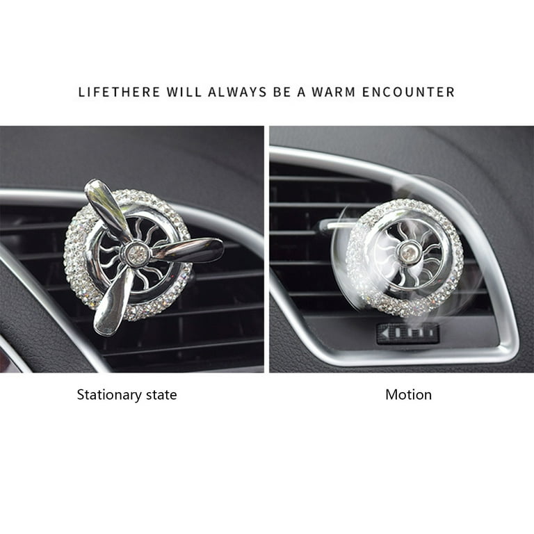 Zxsyw Car Air Freshener, Diamond Scented Perfume, Ambience