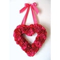 thumbnail image 2 of Floral Garden Heart-Shaped Metal Wreath Ring, 12, 2 of 2