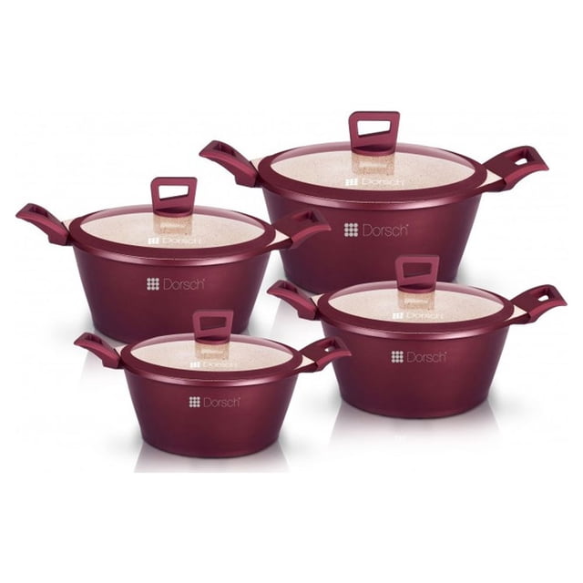 Ensemble de Casseroles de Qualité Supérieure 8 Pcs