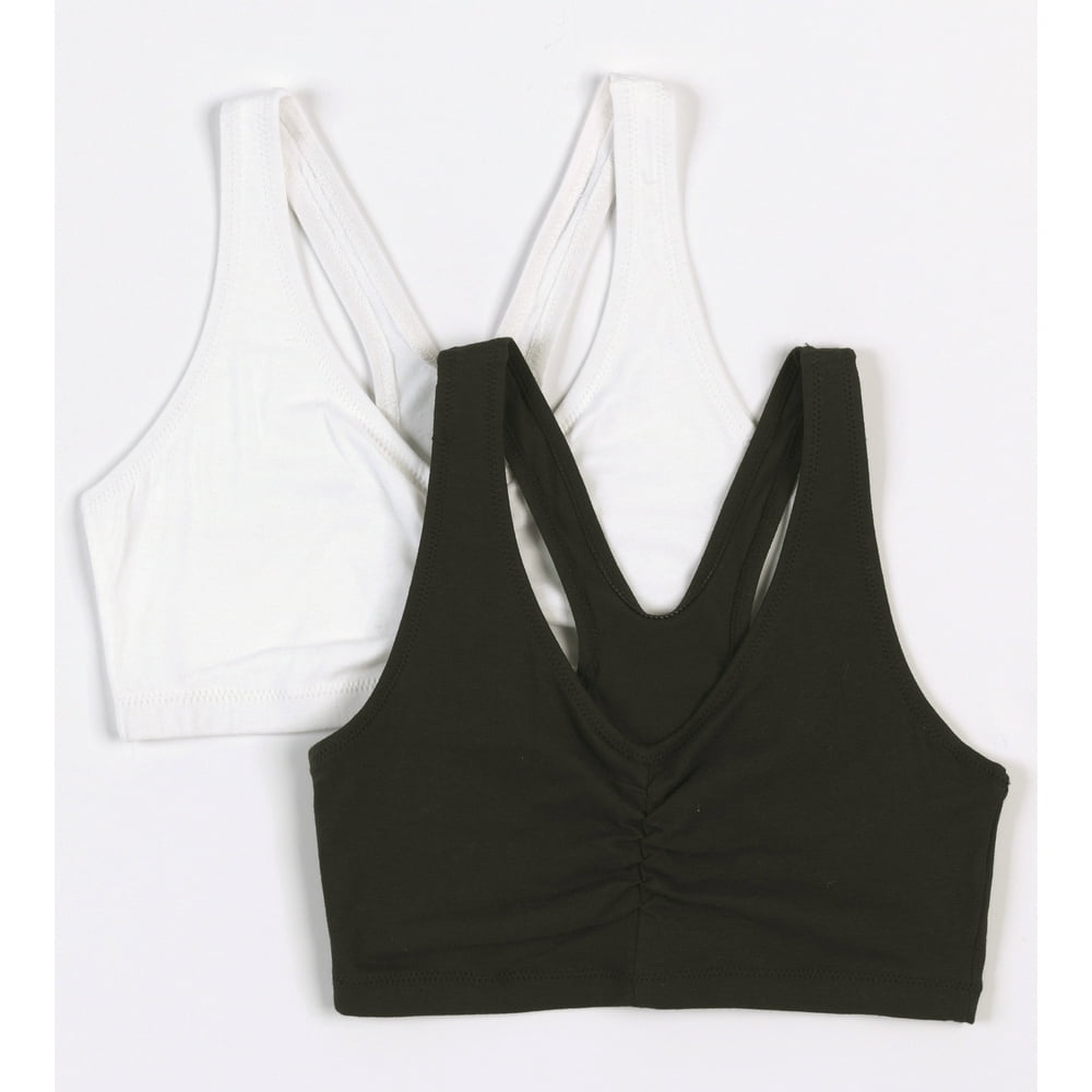 Hanes - Hanes Womens 2 Pack ComfortFlex Fit Cotton Pullover Bra, Style ...