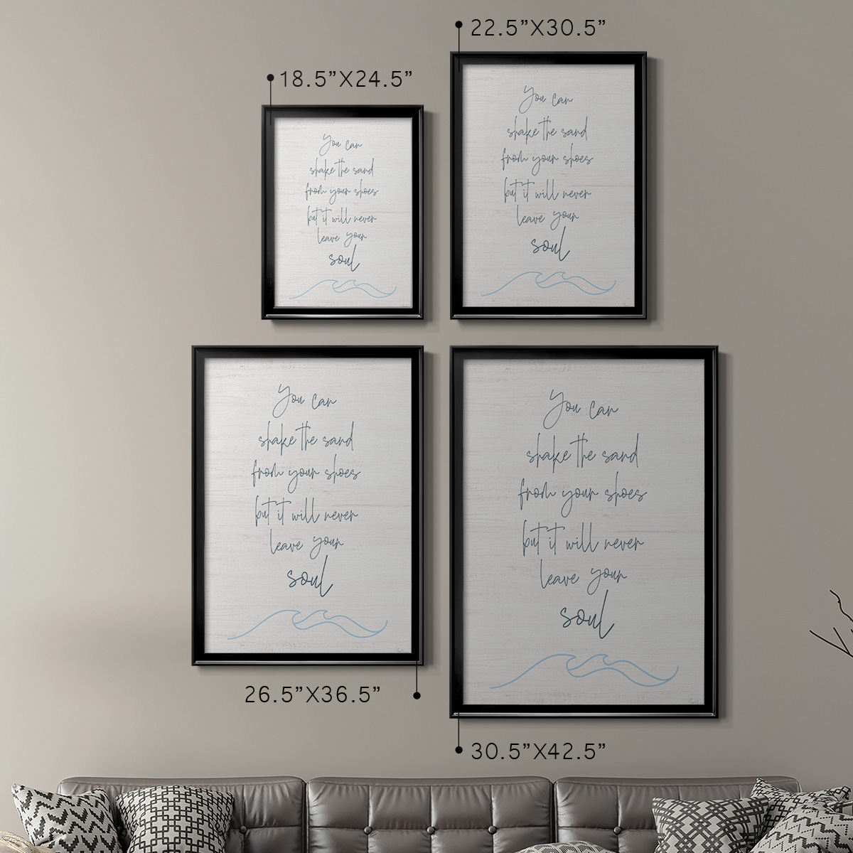 Shake the Sand Premium Classic Framed Print - Ready to Hang