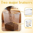 thumbnail image 4 of Joxxoaa Food Dispenser 31L, Food Storage Container Sealed Moisture Proof with Cup and Bowl for Kitchen Pantry Household, BPA-Free, 1 Pack Clear, 4 of 6