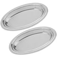 thumbnail image 1 of unbranded 2Ud Ovalados De Acero Inoxidable Para Servir Alimentos Resistentes Y Multifuncionales Para, 1 of 6