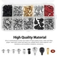 thumbnail image 4 of 300PCS Computer Screws Set,PC Case Screw Motherboard Standoff Screws for Hard Drive Fan Power Chassis Graphics Repair, 4 of 5