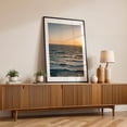 thumbnail image 2 of Sunset Waves, Encinitas 01 - Encinitas California Photography Black Framed Wall Art Print 20 x 30 inches, 2 of 8
