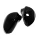 thumbnail image 3 of Pair Replacement Rearview Side Mirror Covers Cap For Seat Leon MK2 1P Ibiza MK4 6J Exeo 3R 2008-2017 Car Accessories Black/White, 3 of 4