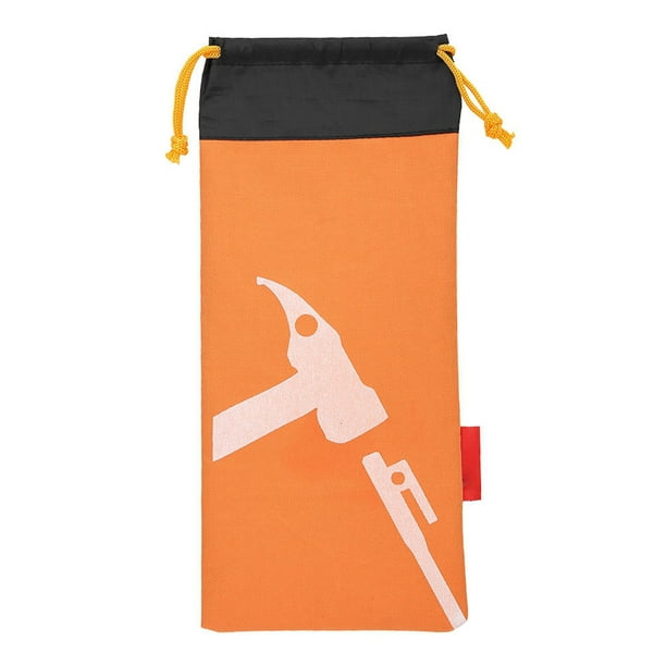 Tienda de campaña Tienda de campaña Clavija Martillo Bolsa para uñas Clavija negra Clavos Estaca Bolsa de almacenamiento (naranja) YUNYI BRAND Deportes