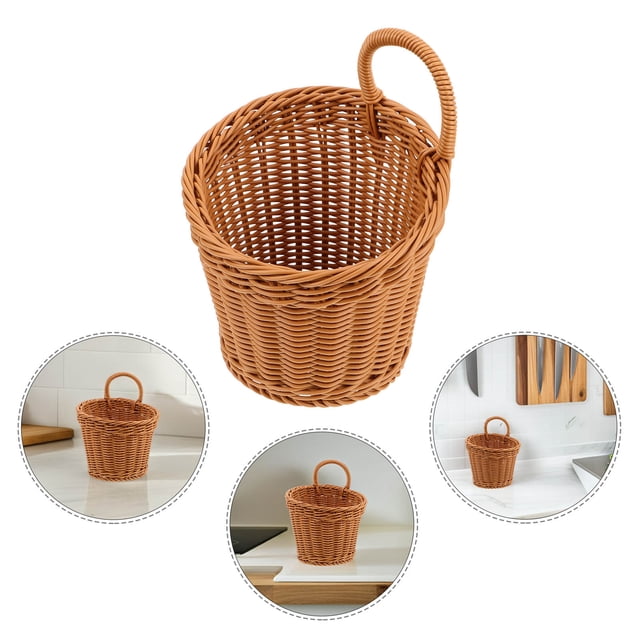 unbranded Organizador Colgante Para Cocina Espacio Eficiente En Color Marrón Claro Para Y Verduras