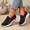 thumbnail image 7 of CAIXAI Walking Shoes for Women Orthopedic Dress Shoes for Women Lightweight Knit Upper Embroidery White Sneakers for Women Walking Anti-Skid Adjustable Upper Mary Jane Flats Hands-Free Barefoot Shoe, 7 of 7