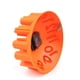 thumbnail image 2 of Reloj de pared digital creativo, decorativo para el hogar, silencioso, para sala de estar (naranja sin batería)., 2 of 5