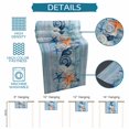 thumbnail image 6 of Summer Ocean Table Runner 70 Inches, Coastal Shells Starfish Coral Conch Wooden Blue Bed Runner Dresser Scarves Tabletop for Indoor Outdoor Parties/Ceremony/Banquet, 13" x 70", 6 of 9