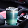 thumbnail image 4 of 30oz Green and Grey Abstract Art Artwork Tumblers Stainless Steel Tumbler with Lid and Straw,Vacuum Insulated Double Wall Travel Tumbler Cups Mug with Cleaning Brush for Coffee,Tea, 4 of 7