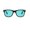 Light Green, variant on Retro Sunglasses with UV400 Protection Candy Colored Lens Sunglasses Classic PC Frame Sunglasses for Everyday Fashion