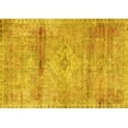 thumbnail image 1 of Ahgly Company Machine Washable Indoor Rectangle Medallion Yellow Traditional Area Rugs, 8' x 12', 1 of 4