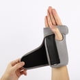 thumbnail image 4 of Wrist Brace , Breathable & Moisture Wicking Adjustable Wrist Strap Reversible Wrist Brace for Sports Protecting/Tendonitis Pain Relief/Carpal Tunnel/Arthritis-Right&Left, 4 of 6