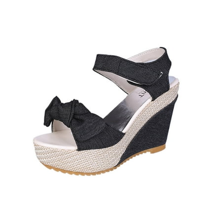 

Sandals for Women Sandals Clearance Women Ankle Strap Summer Slide Sandals Platforms Wedges Shose