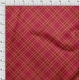 thumbnail image 3 of oneOone Tissu Georgette Viscose à Carreaux Tartan au Mètre 42 Pouces de Large, 3 of 4