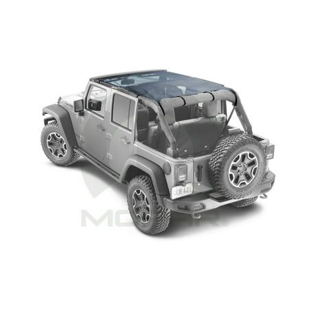 Mopar 82214320 Mesh Sun Bonnet Jeep Wrangler Four Door Covers Front and Rear