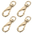 thumbnail image 1 of HIAKDOFT 4 Pcs Swivel Snap Hooks In Golden For Ropes Anchor Lines Outdoor Enthusiasts, 1 of 5